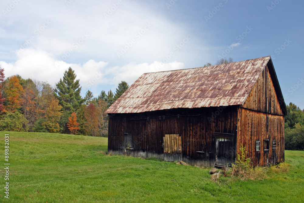old barn on a farm ..