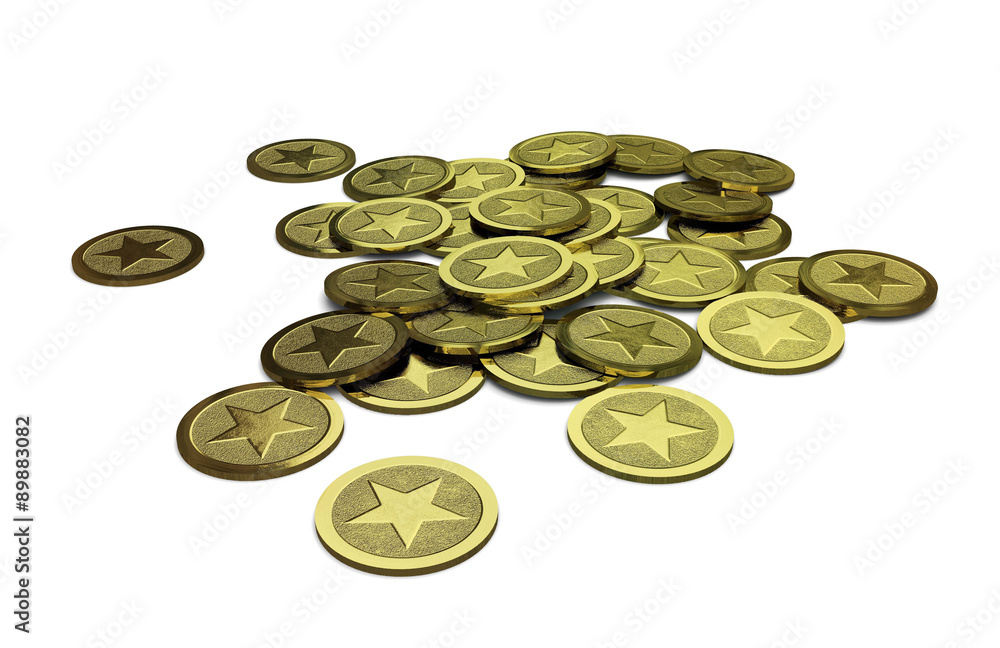 Generic pile of coins
