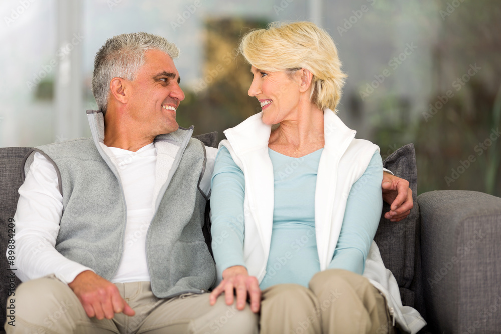 senior couple relaxing at home senior couple relaxing at home