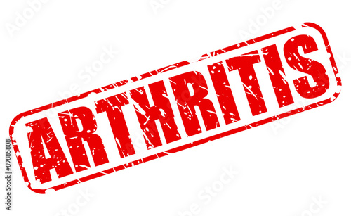 ARTHRITIS red stamp text