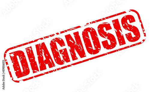 DIAGNOSIS red stamp text
