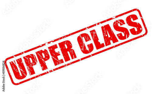 Upper Class red stamp text