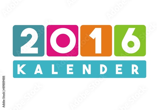 Obraz na płótnie KALENDER 2016