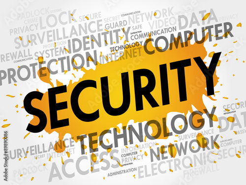 SECURITY word cloud, business concept