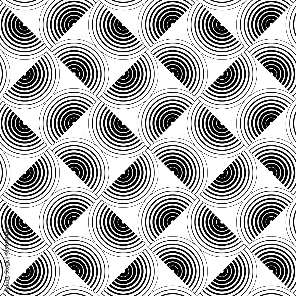 Black and white geometric seamless pattern, abstract background. Black and white geometric seamless pattern, abstract background.