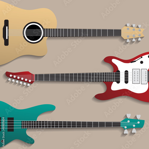 Vector guitars set