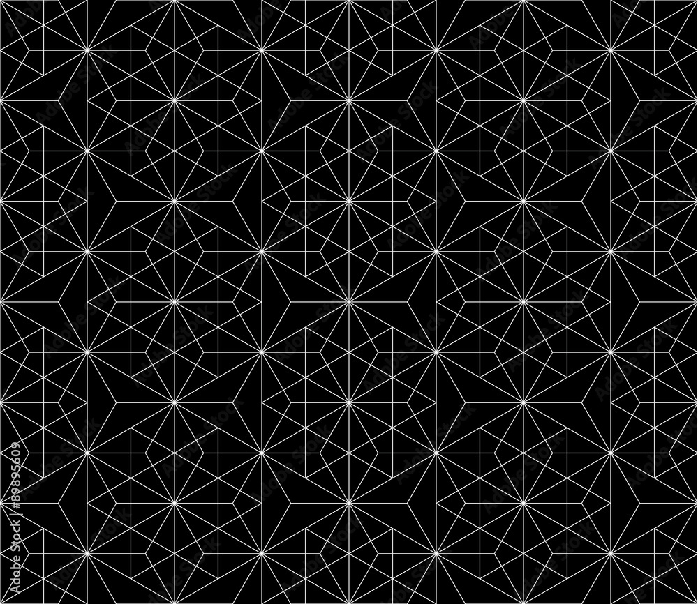 Vector modern seamless pattern sacred geometry ,black and white textile print, abstract texture, monochrome fashion design Vector modern seamless pattern sacred geometry ,black and white textile print, abstract texture, monochrome fashion design