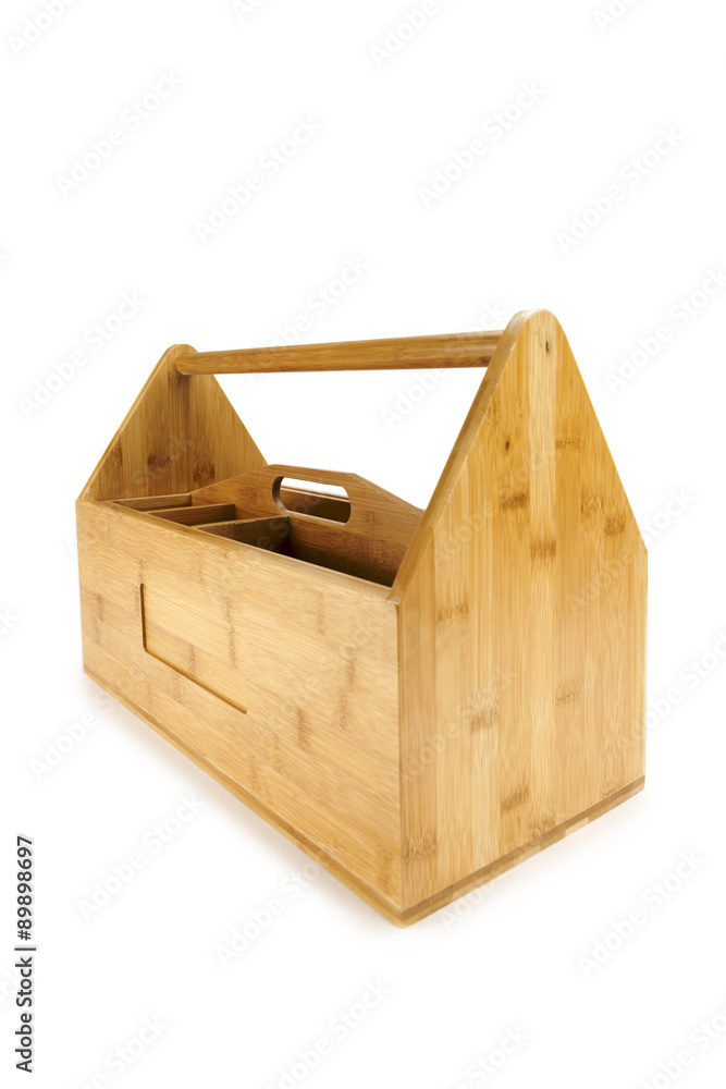 Wooden toolbox with tools isolated on white
Wooden toolbox with tools isolated on white