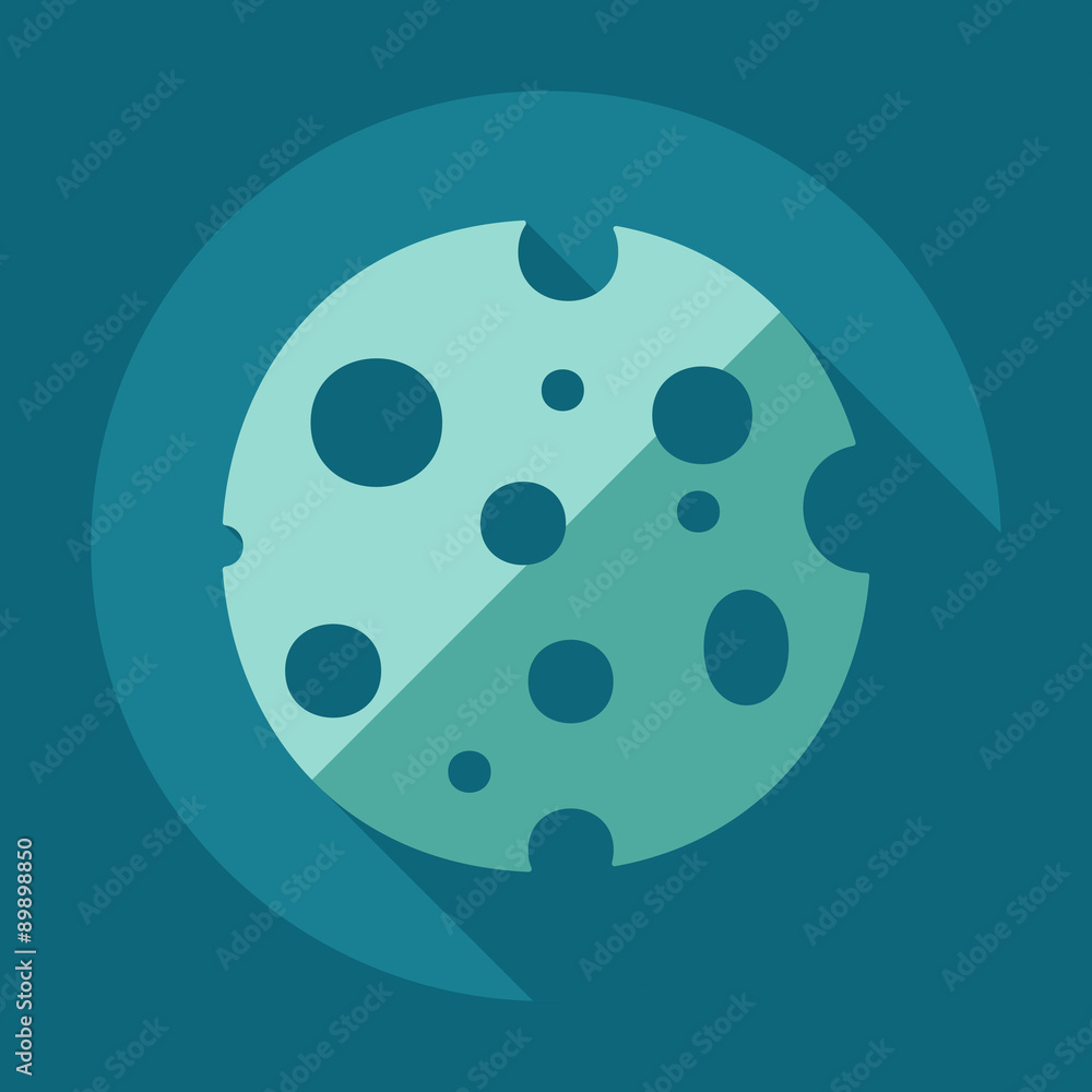 Flat modern design with shadow icons cheese Flat modern design with shadow icons cheese