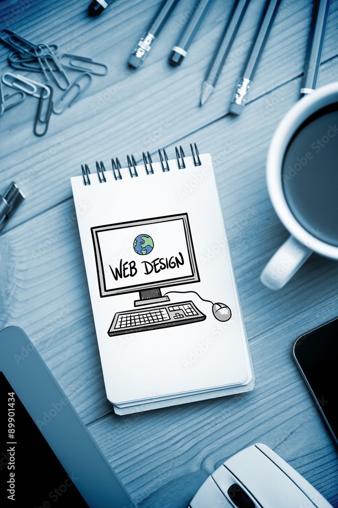 Composite image of web design doodle Composite image of web design doodle