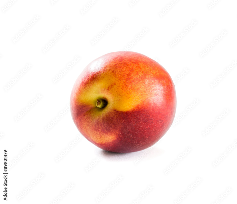 Nectarine fruit isolated 