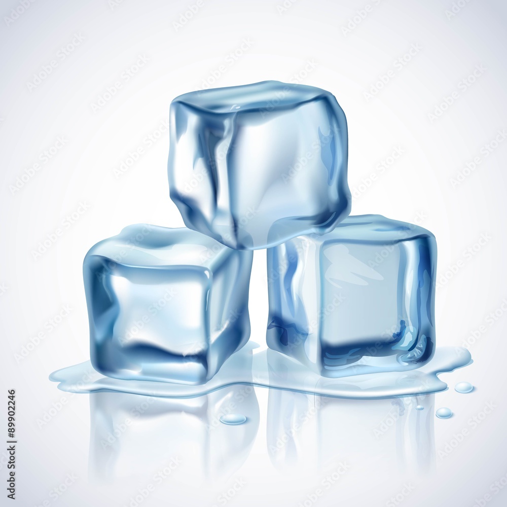 Ice Cubes Blue Ice Cubes Blue