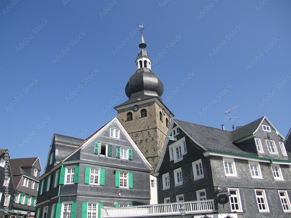 Fototapeta premium am Marktplatz von Lennep