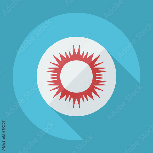 Flat modern design with shadow icon optics
