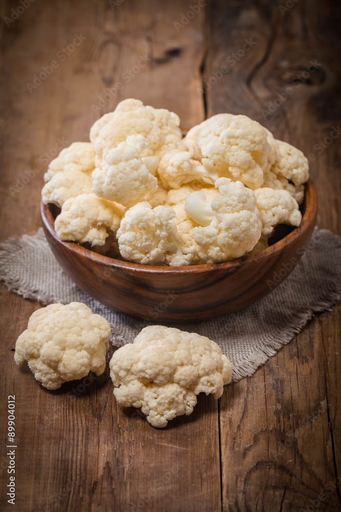 Fresh organic cauliflower Fresh organic cauliflower