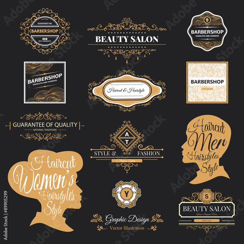 Barber shop logo
