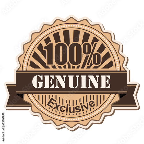 label Genuine