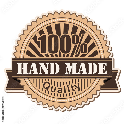 label Hand Made