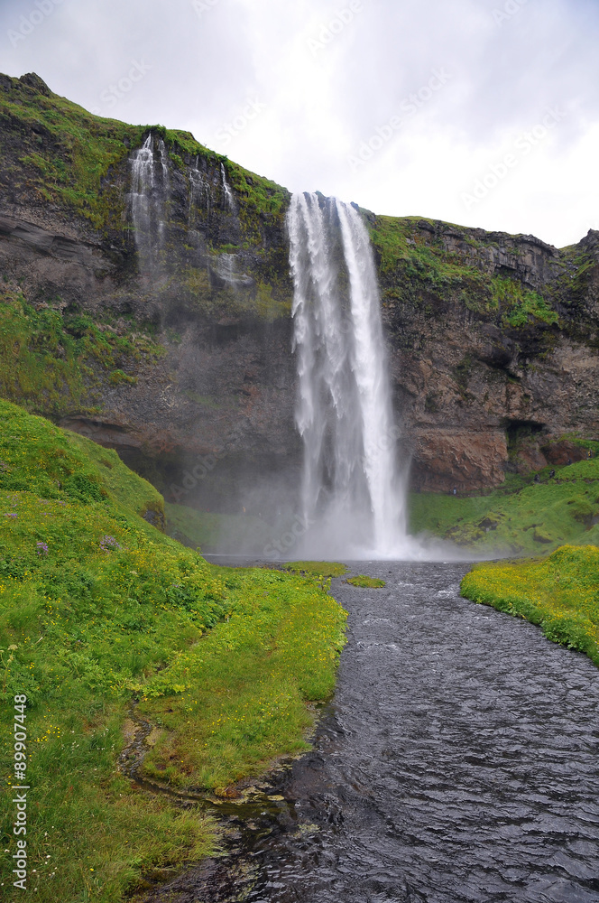 Seljalandfoss waterfall in Iceland