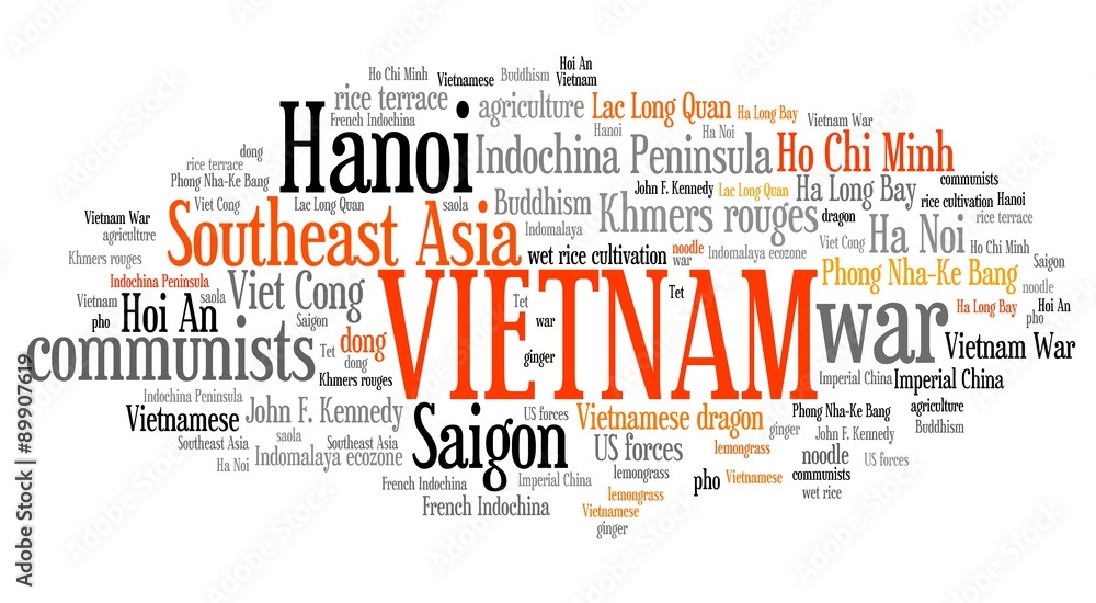 Vietnam word cloud