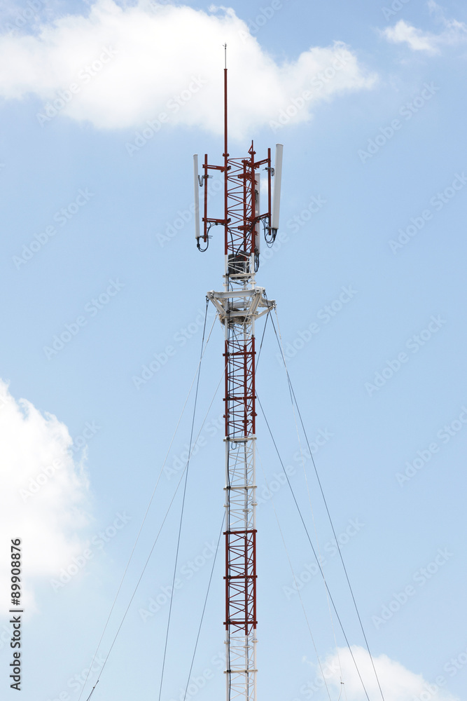 This tower used for telecomunication hardware the tower made fro