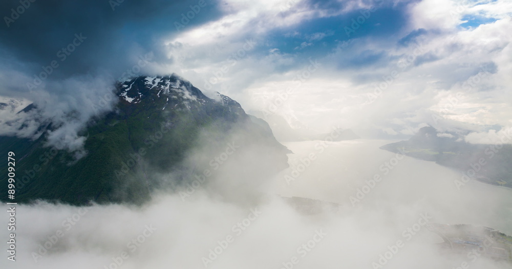 4K Norway Mountains And Landscape View - Clouds Time Lapse.
Andalsnes, Rauma, Norway 4K Norway Mountains And Landscape View - Clouds Time Lapse.
Andalsnes, Rauma, Norway