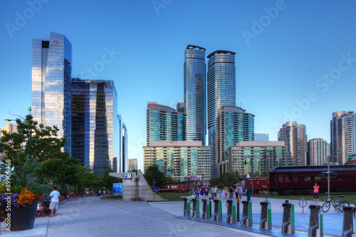 Skyscrapers in Toronto's city center © Harold Stiver