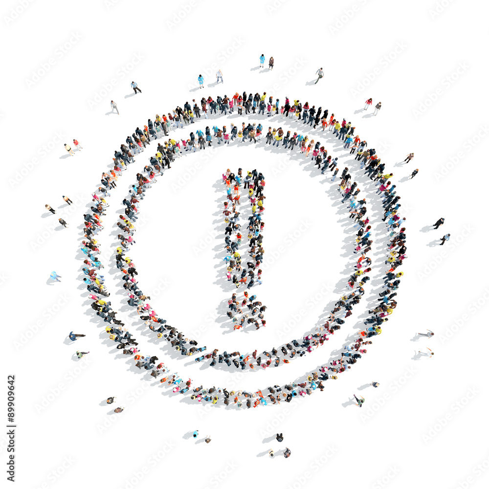 people shape exclamation point cartoon people shape exclamation point cartoon