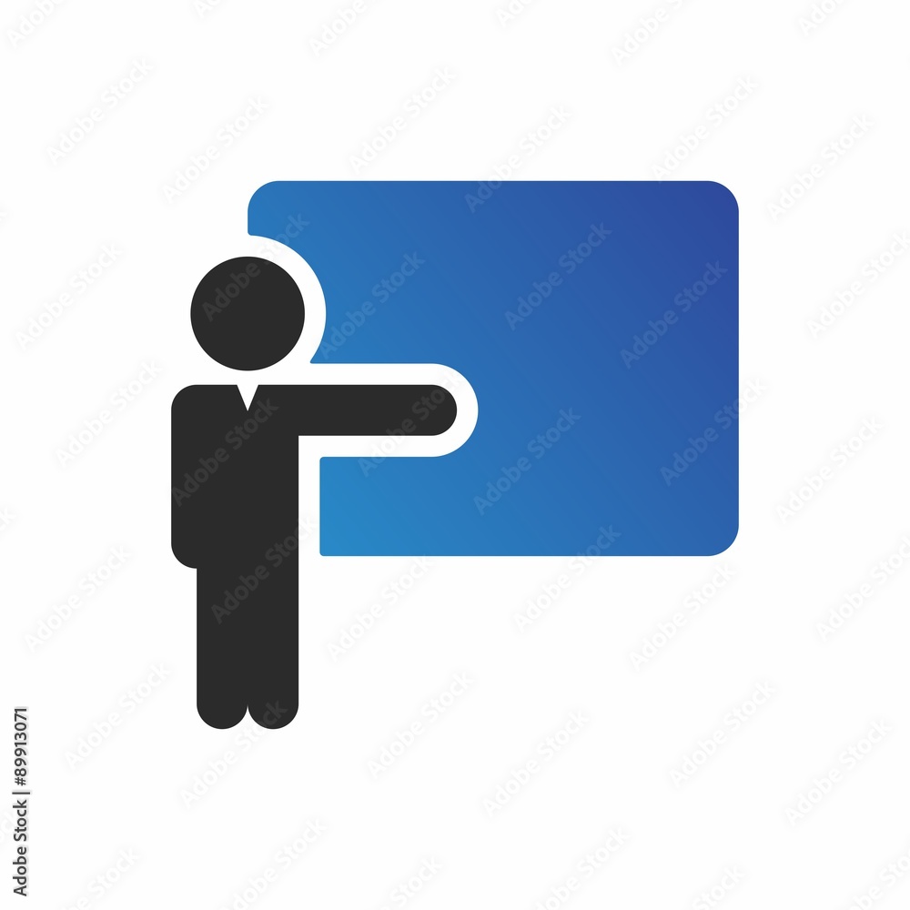 Training icon. Conference Vector Illustration. Training icon. Conference Vector Illustration.