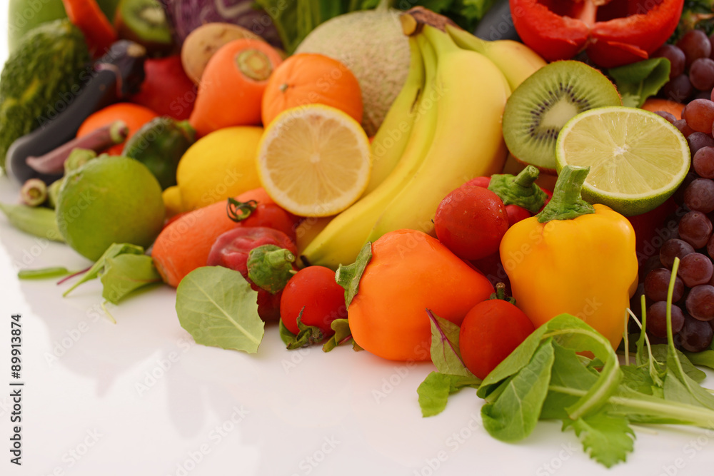 新鮮な野菜と果物