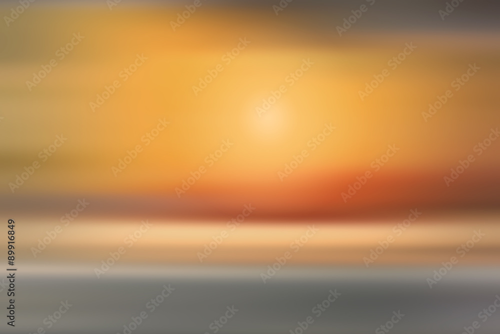 abstract background blur sunset