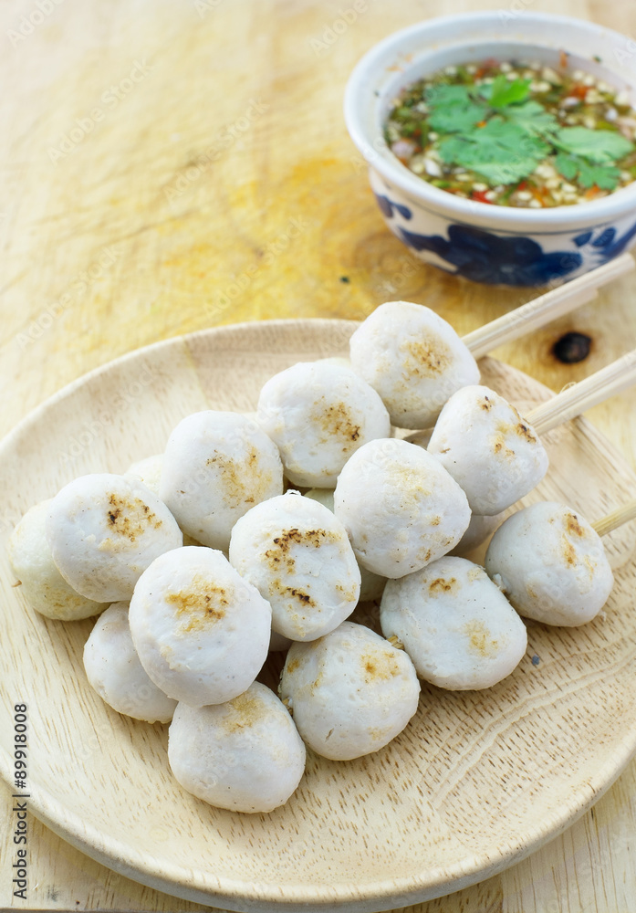 Fototapeta premium grilled pork balls