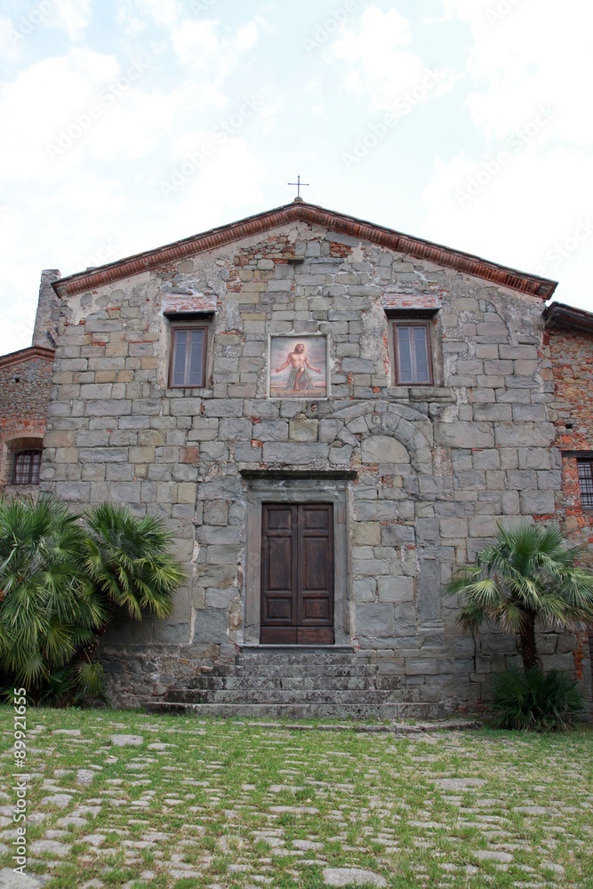 Antichi edifici a Collodi, piccolo borgo della Toscana, Italia Antichi edifici a Collodi, piccolo borgo della Toscana, Italia