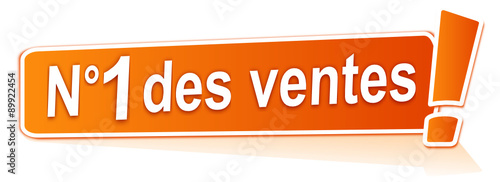 numéro un des ventes sur étiquette orange