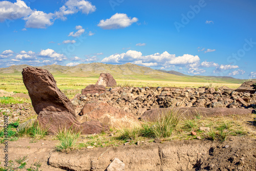 Megalithic rocks on the field   © photollurg