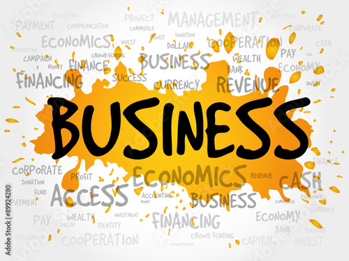 BUSINESS word cloud concept