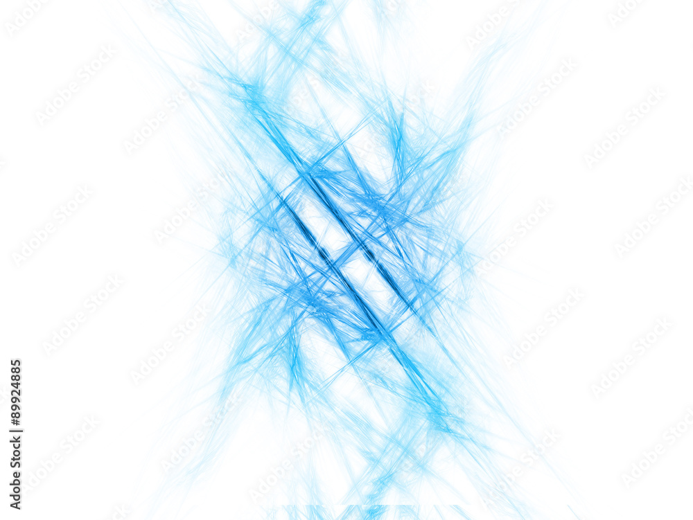 Bright blue on white abstract night light lines party poster Bright blue on white abstract night light lines party poster