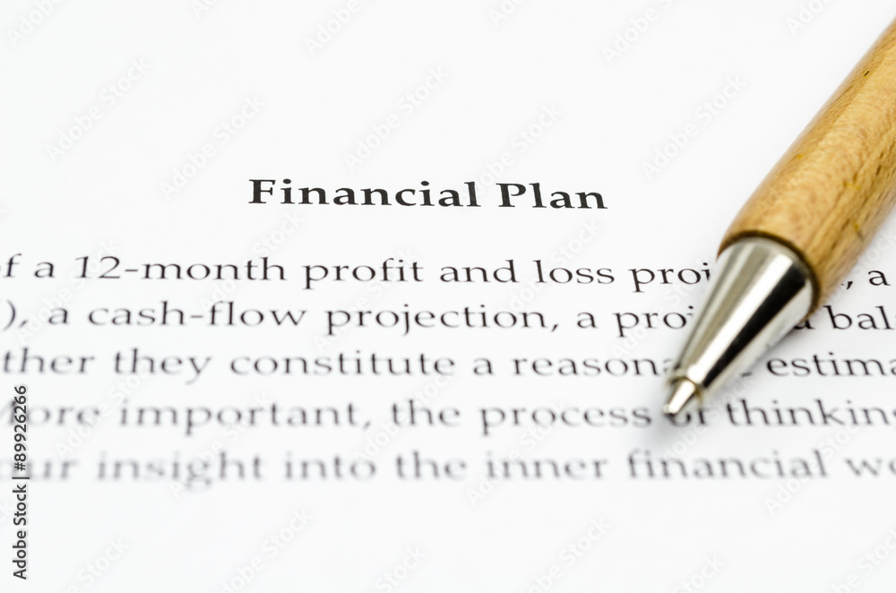 Financial plan Financial plan