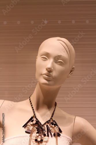 fashion mannequin for a women dresses boutique