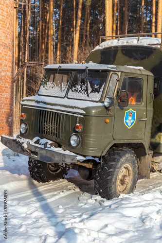 Legendary Russian military vehicle GAZ-66