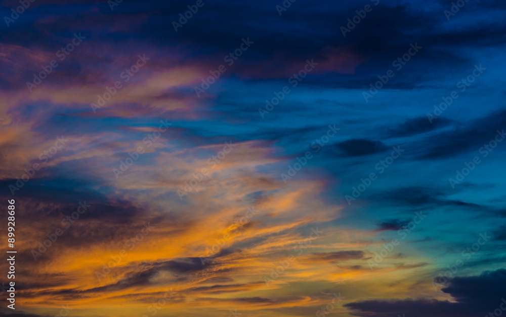  twilight sky and cloud