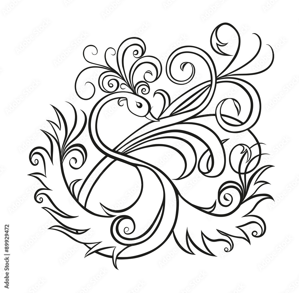 Fototapeta premium Fantasy bird