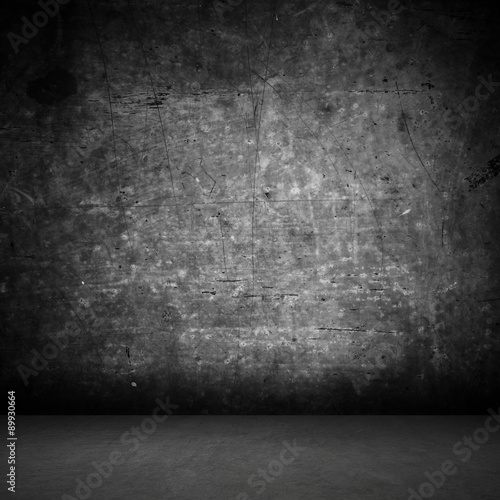 empty room with grunge wall background and texture