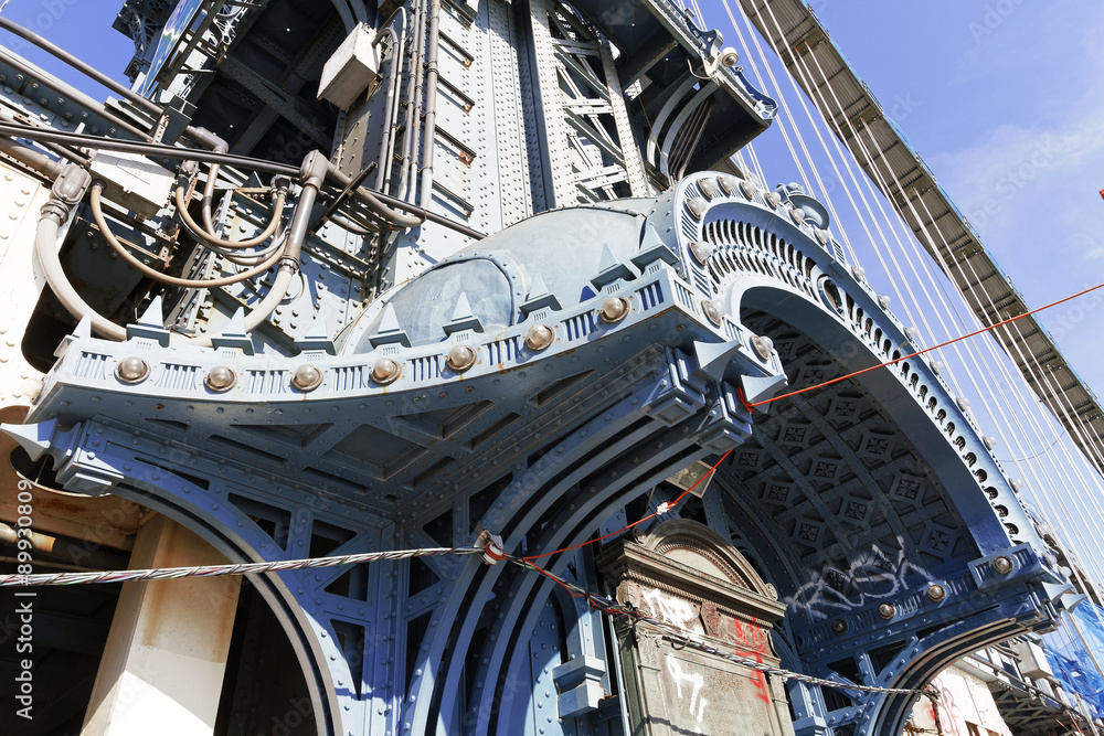 Obraz premium Manhattan Bridge in New York City.