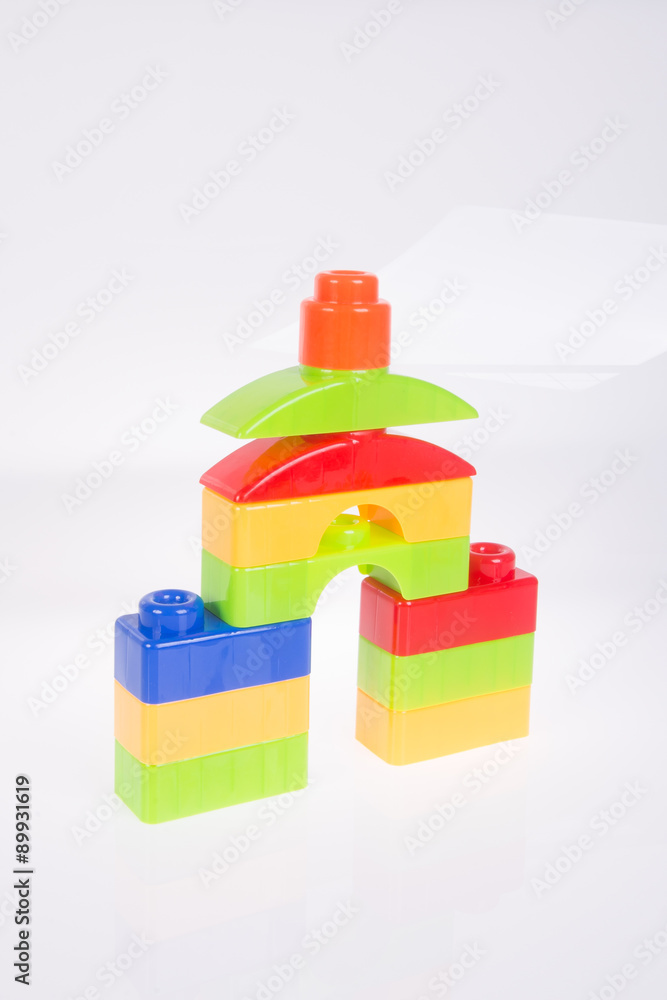 toy. Plastic toy blocks on the background toy. Plastic toy blocks on the background