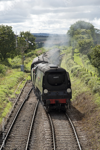 Wadebridge loco on The Watercress Line at Ropley Hampshire England UK