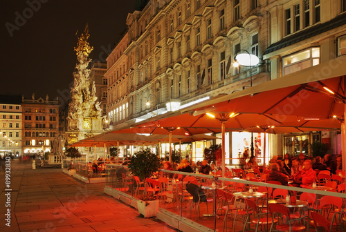 Photography Graben street in Vienna. Austria