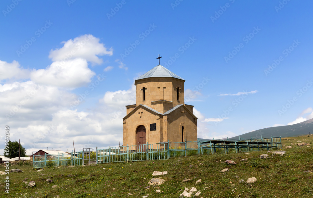 Armenian stone church in the village of Ashotsq. Armenia