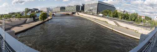 berlin spree river bundestag buildings high resolution panorama