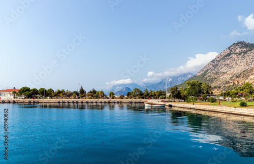 Kemer seaside. View of Mediterranean coast Antalya  Turkey